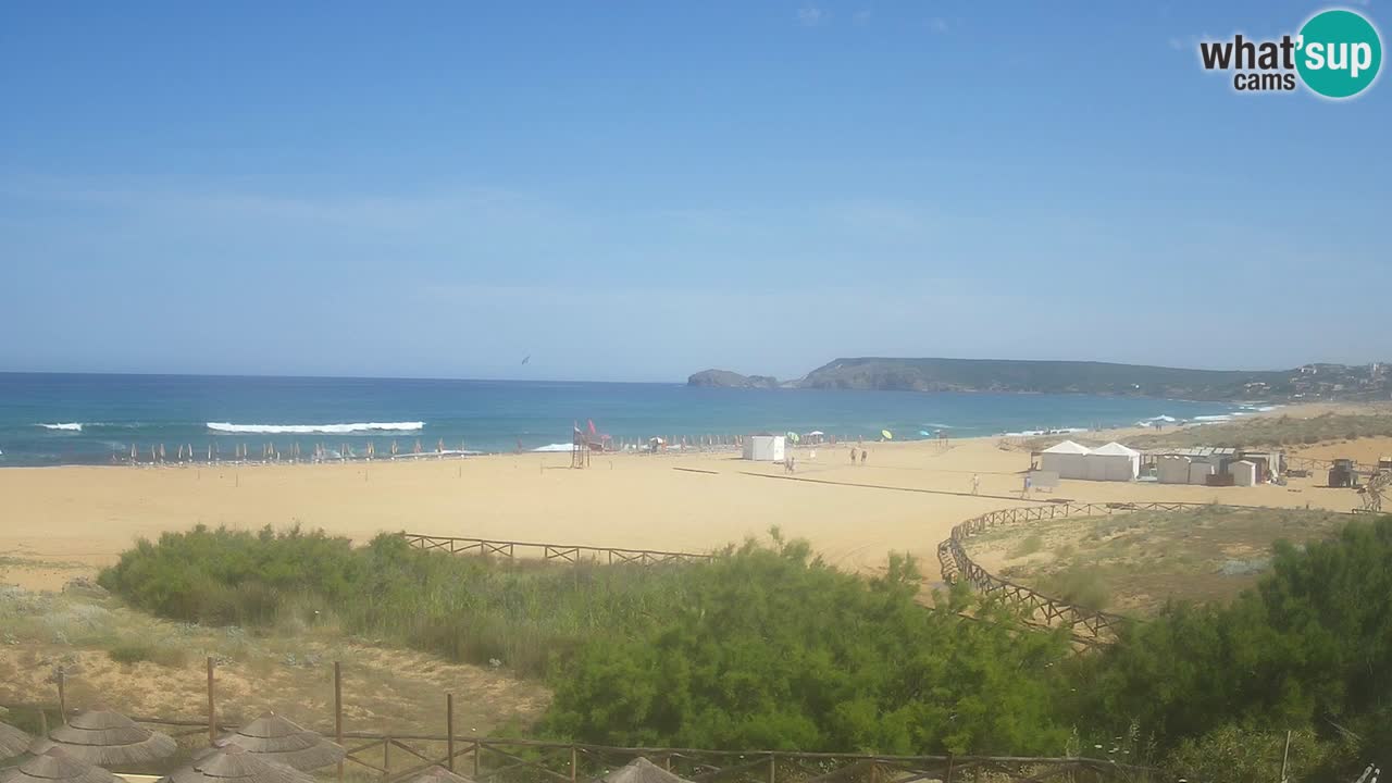 Webcam Torre dei Corsari – Vista live sulla spiaggia da Punta Usai