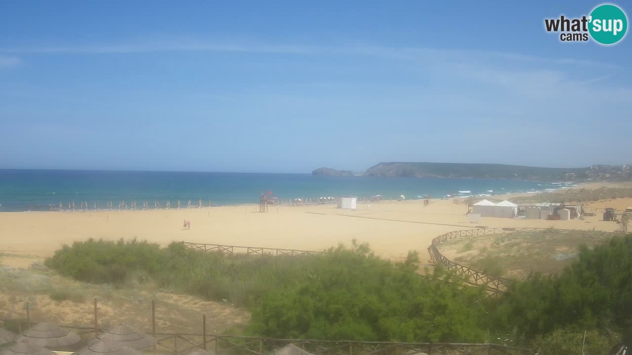 Cámara web Torre dei Corsari – Vista en directo de la playa desde Punta Usai