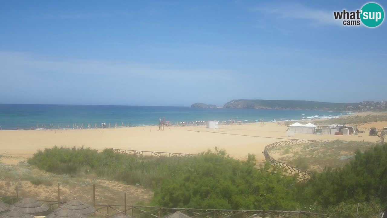 Webcam Torre dei Corsari – Live Beach View from Punta Usai
