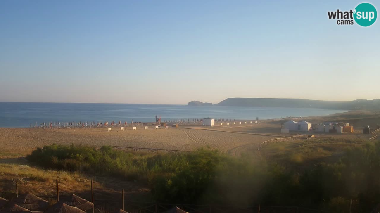 Webcam Torre dei Corsari – Liveblick auf den Strand von Punta Usai