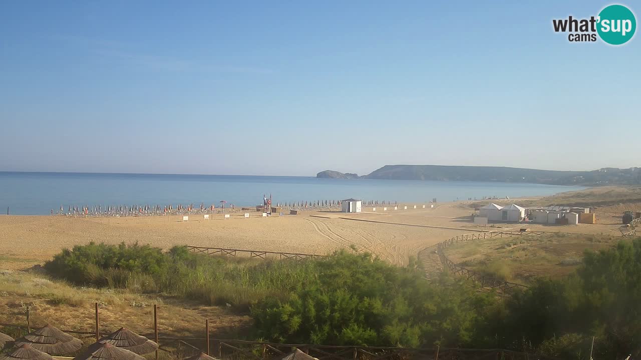 Spletna kamera Torre dei Corsari – Pogled v živo na plažo s Punta Usai