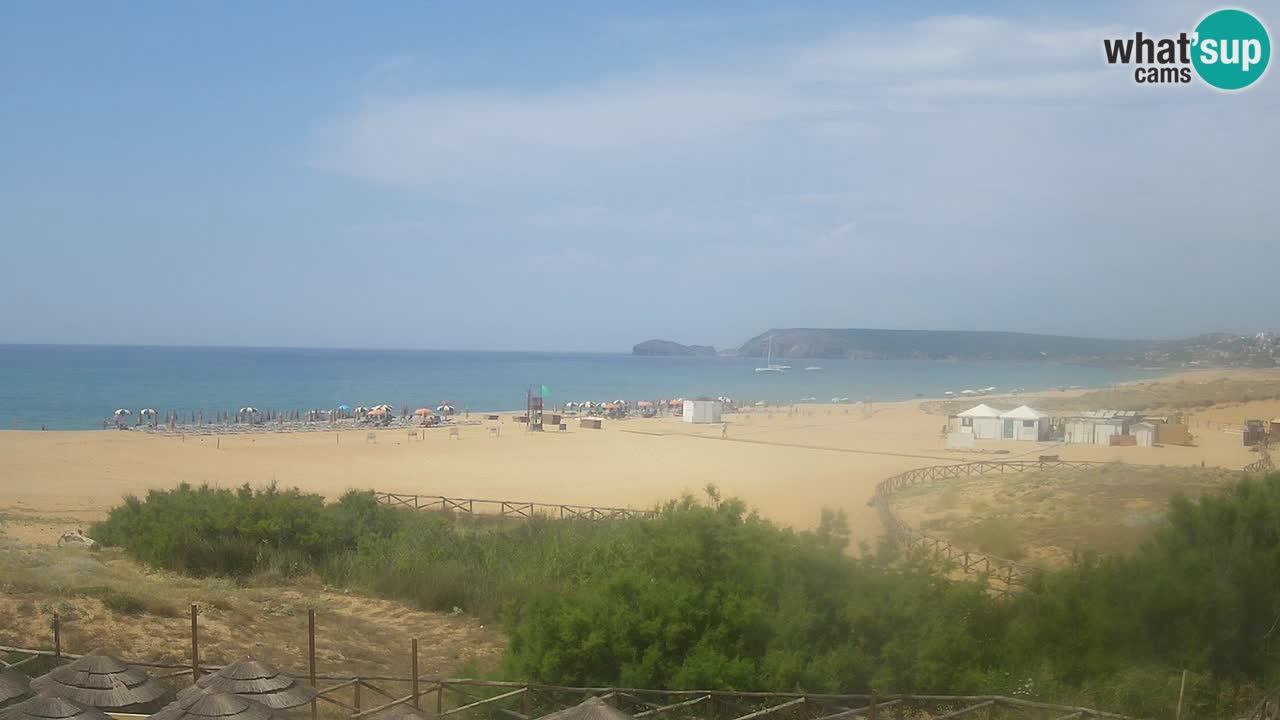 Webcam Torre dei Corsari – Vista live sulla spiaggia da Punta Usai