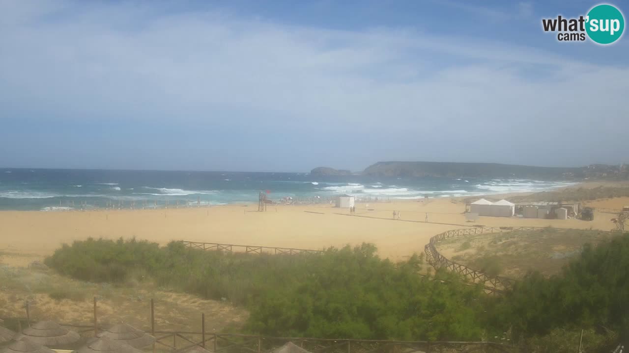 Webcam Torre dei Corsari – Liveblick auf den Strand von Punta Usai