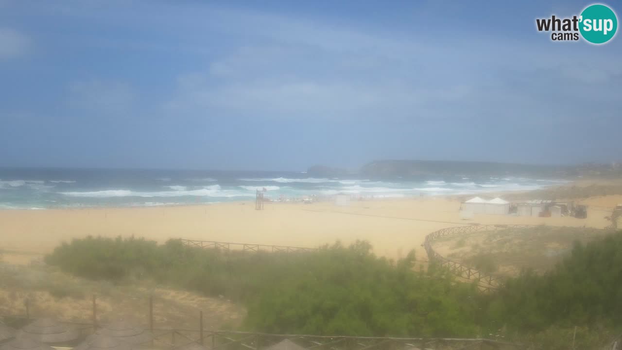 Webcam Torre dei Corsari – Live Beach View from Punta Usai