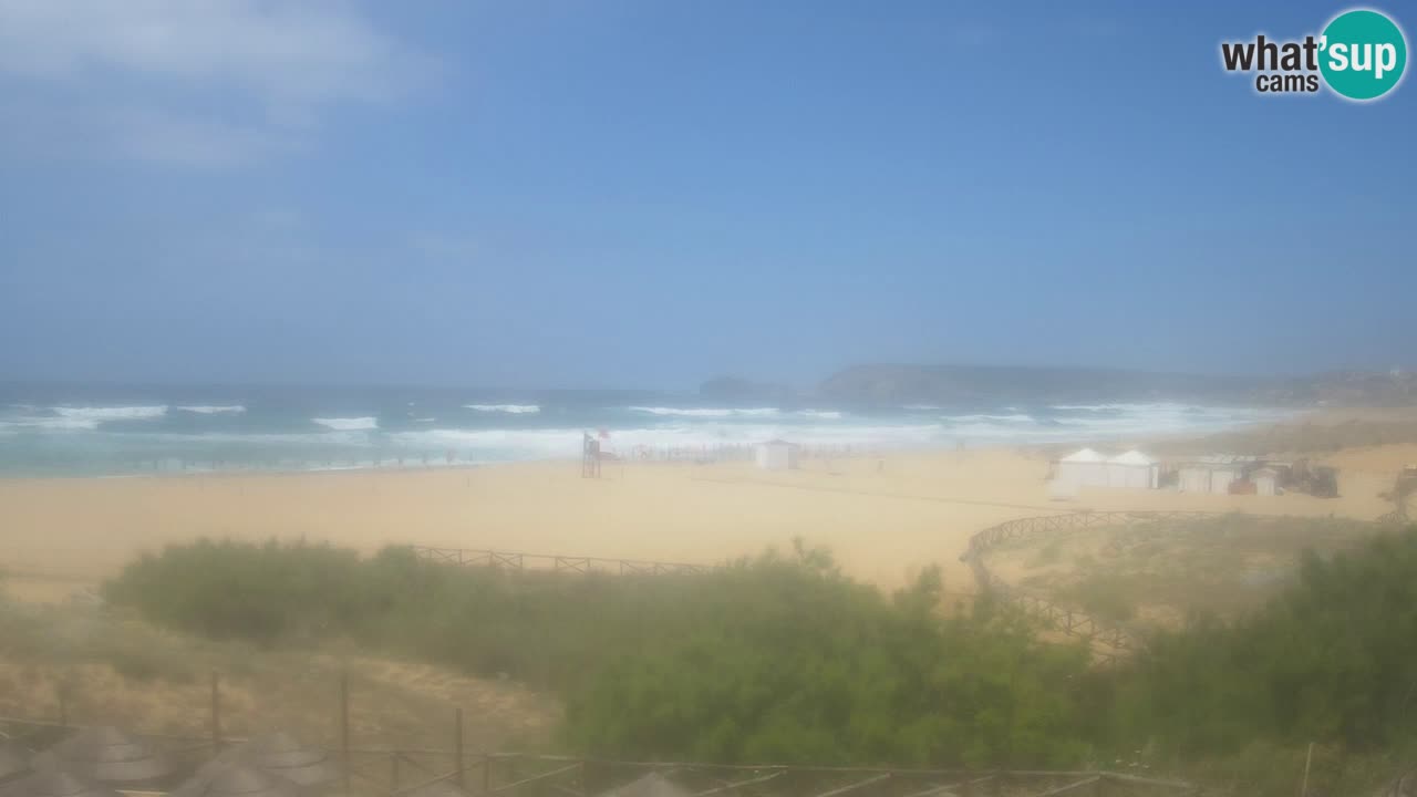 Webcam Torre dei Corsari – Live Beach View from Punta Usai