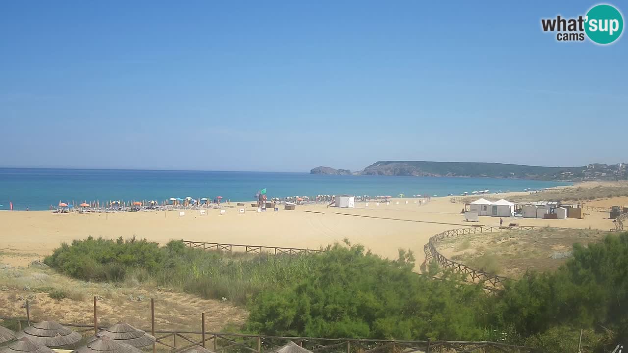Webcam Torre dei Corsari – Live Beach View from Punta Usai
