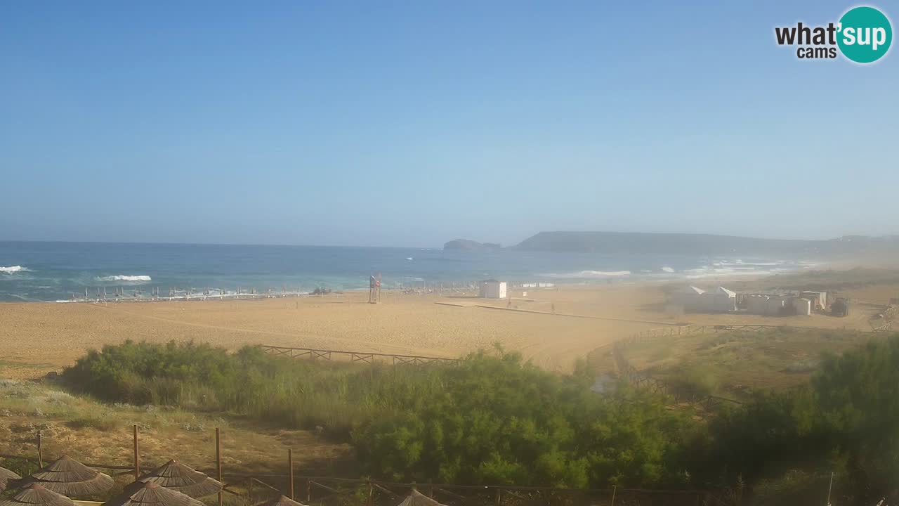 Webcam Torre dei Corsari – Liveblick auf den Strand von Punta Usai