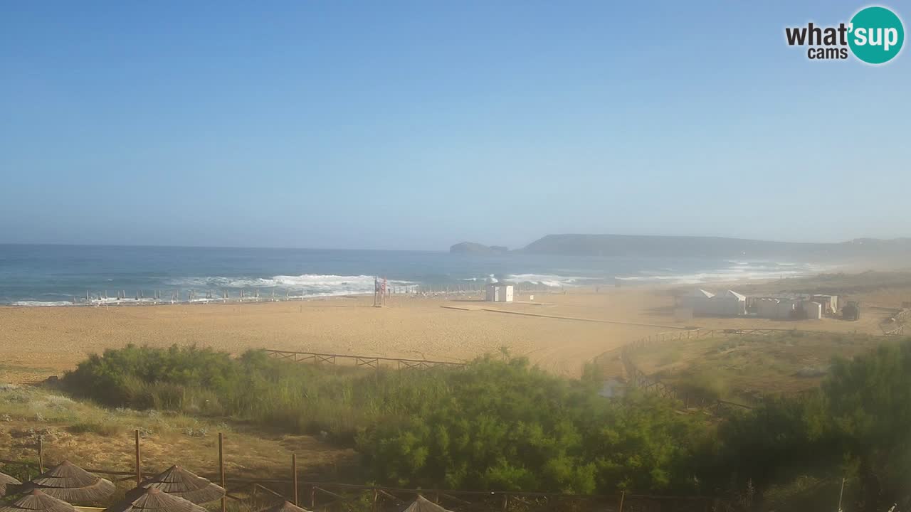 Webcam Torre dei Corsari – Liveblick auf den Strand von Punta Usai