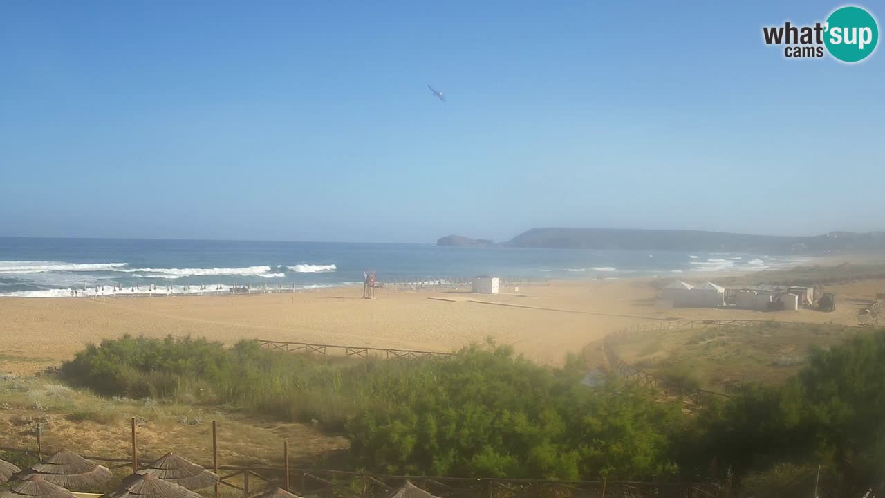 Cámara web Torre dei Corsari – Vista en directo de la playa desde Punta Usai