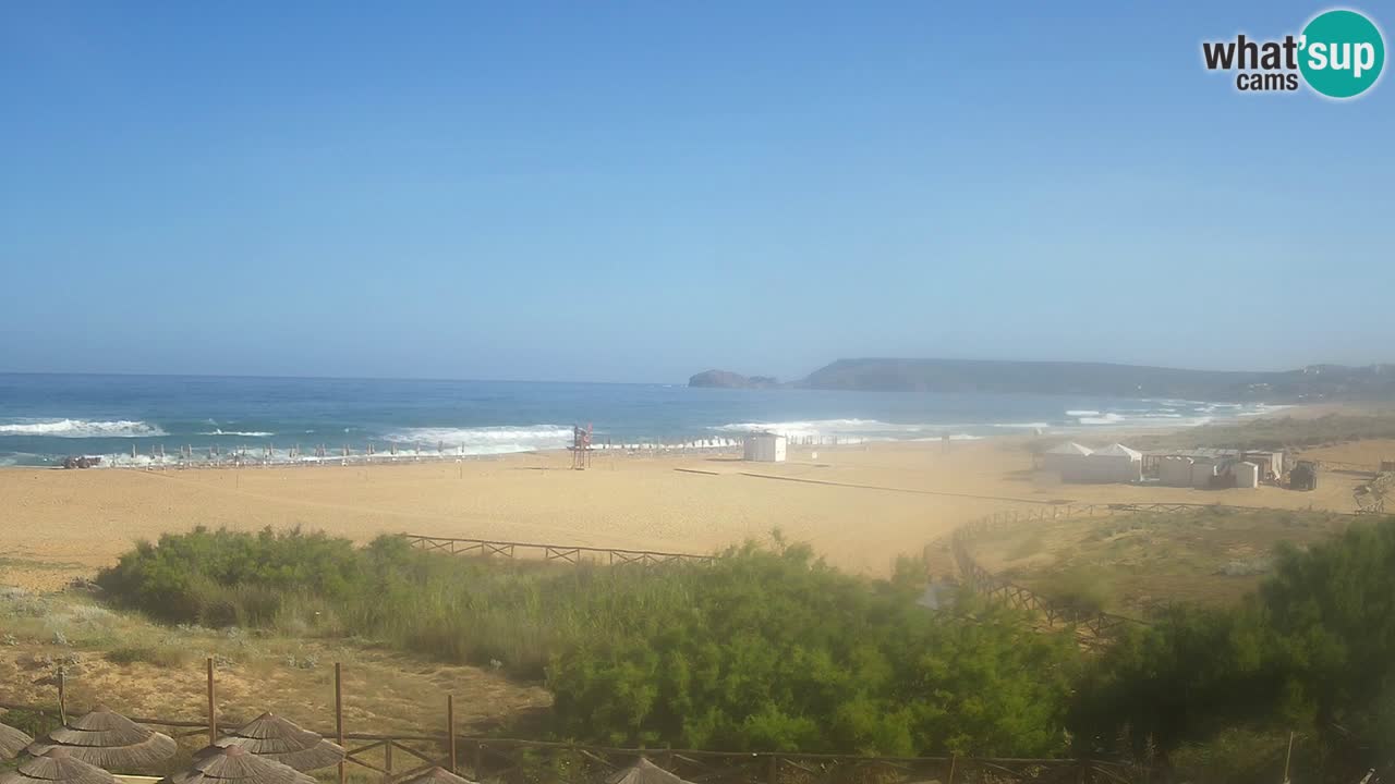 Webcam Torre dei Corsari – Live Beach View from Punta Usai