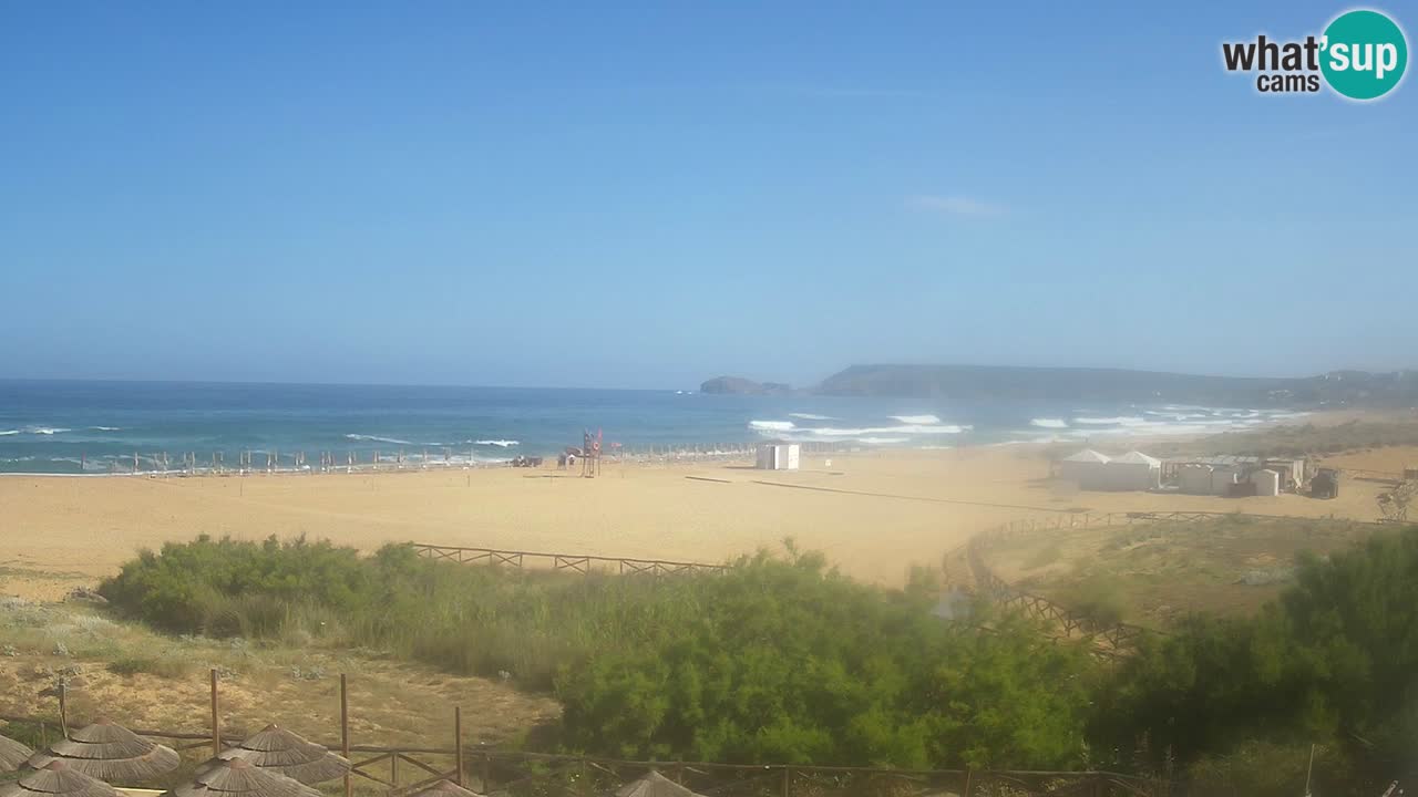 Webcam Torre dei Corsari – Live Beach View from Punta Usai
