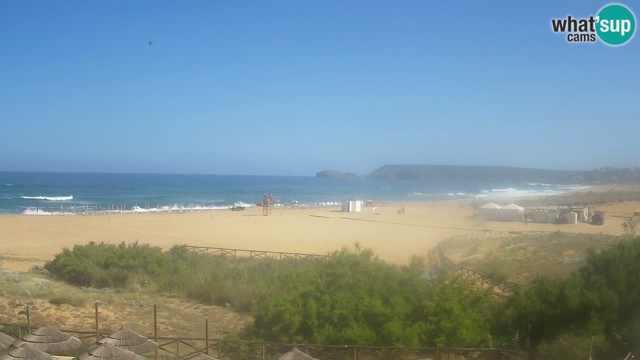 Webcam Torre dei Corsari – Vue en direct sur la plage depuis Punta Usai