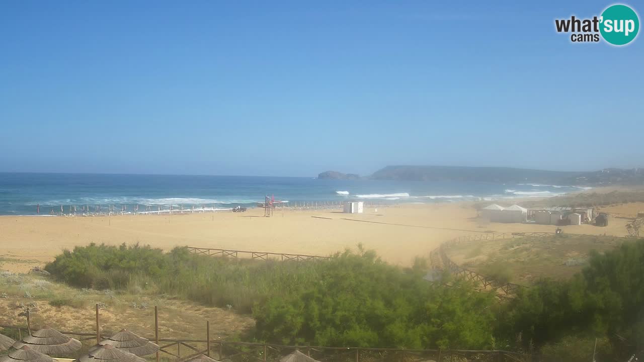 Webcam Torre dei Corsari – Live Beach View from Punta Usai