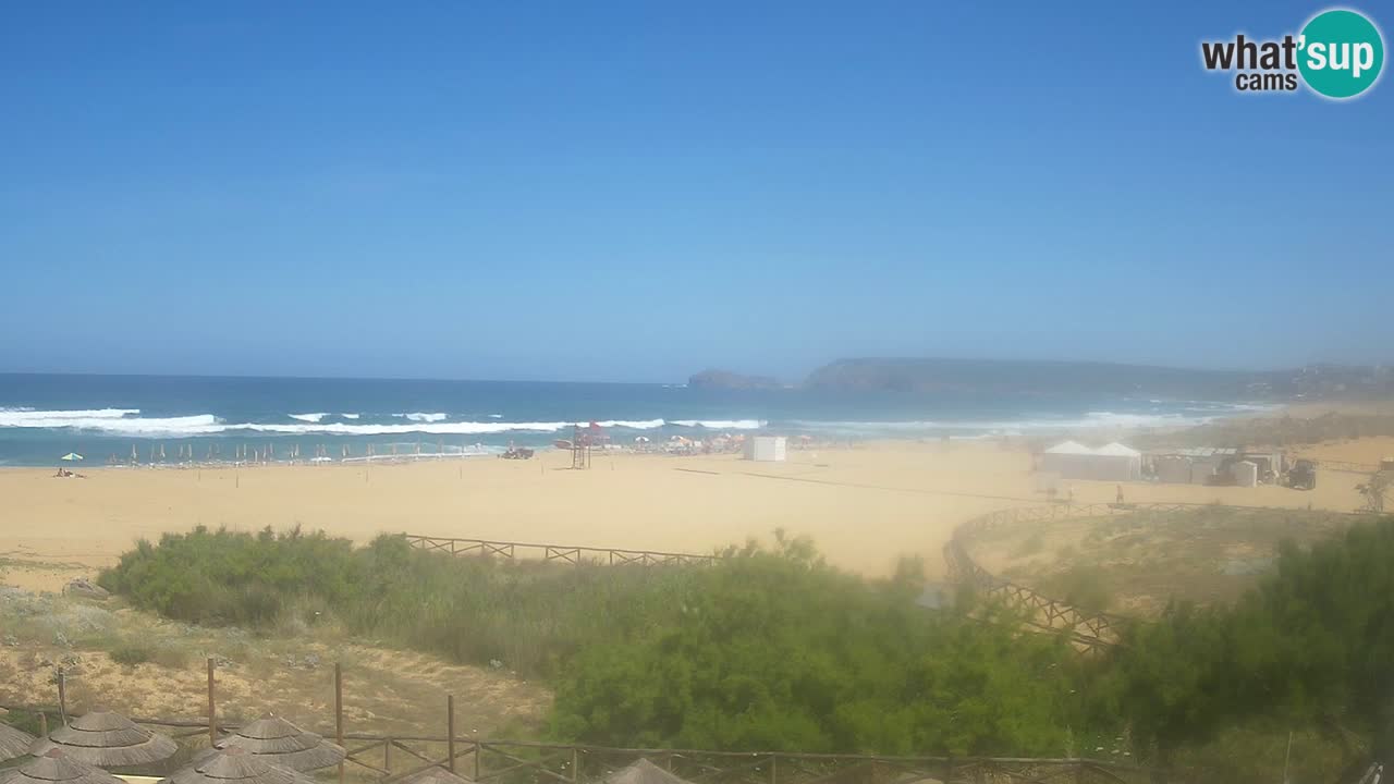 Webcam Torre dei Corsari – Live Beach View from Punta Usai