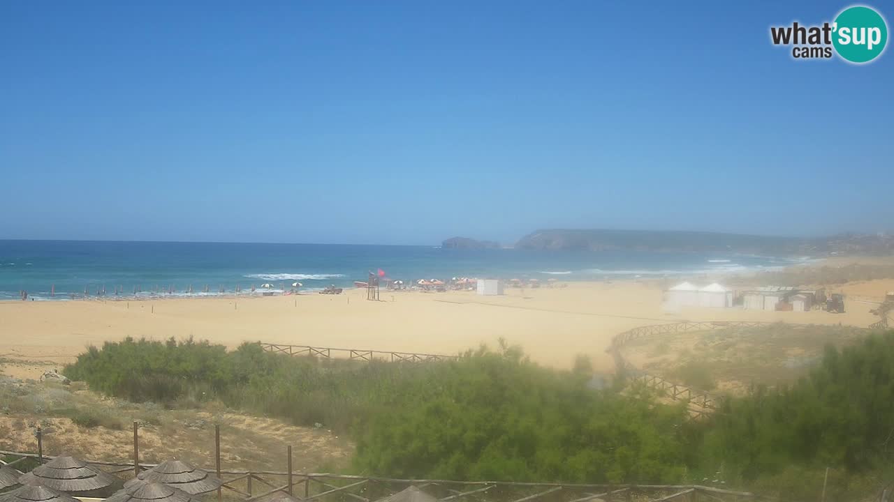 Webcam Torre dei Corsari – Live Beach View from Punta Usai