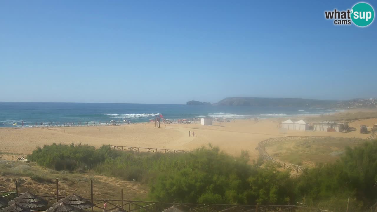 Webcam Torre dei Corsari – Liveblick auf den Strand von Punta Usai