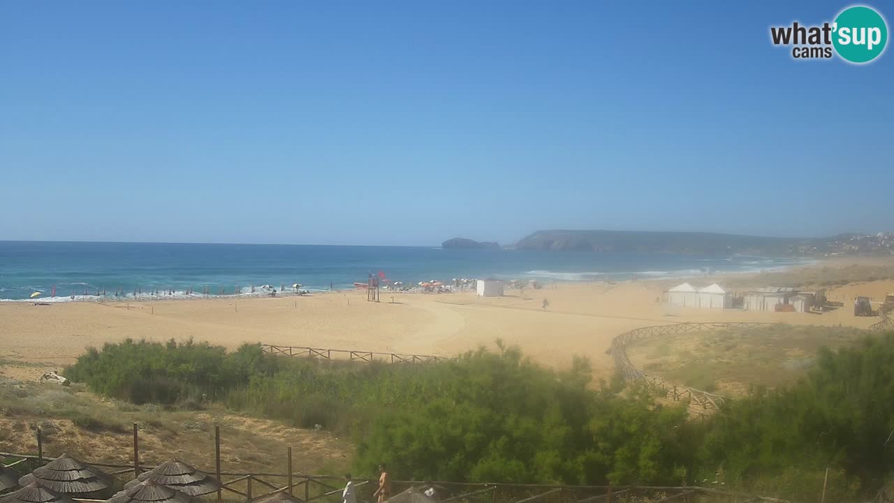 Webcam Torre dei Corsari – Live Beach View from Punta Usai