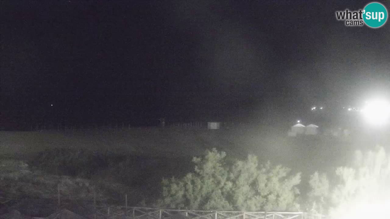 Webcam Torre dei Corsari – Vista live sulla spiaggia da Punta Usai