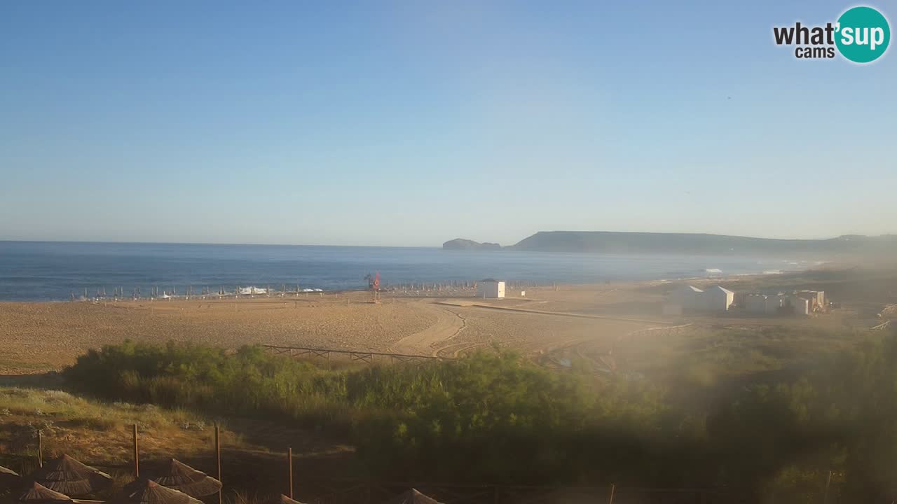 Webcam Torre dei Corsari – Vista live sulla spiaggia da Punta Usai