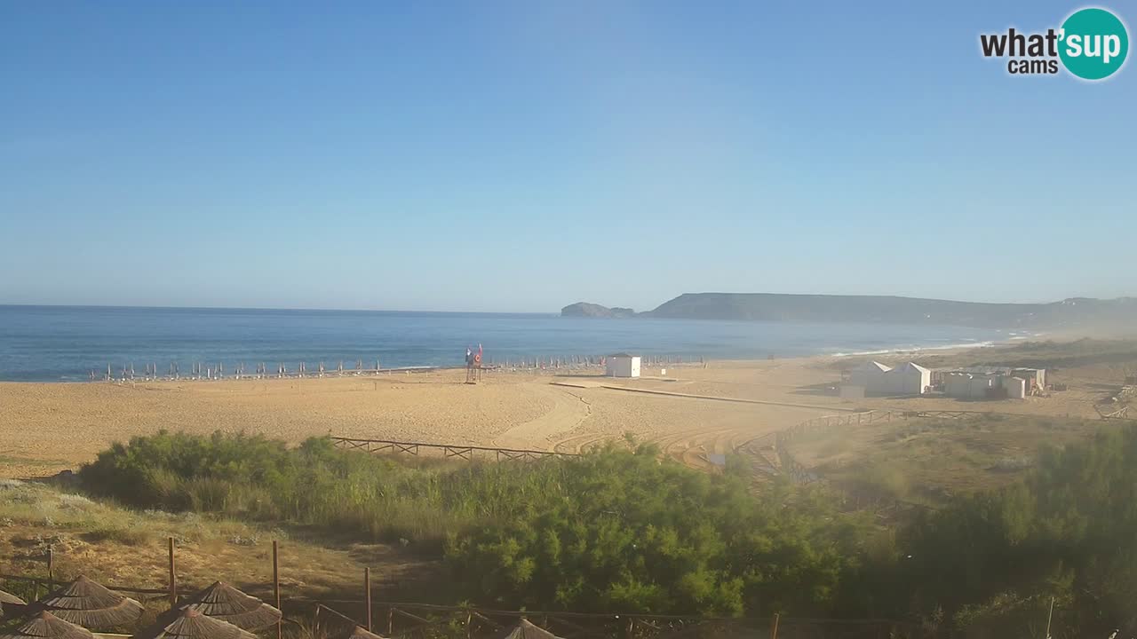 Webcam Torre dei Corsari – Vista live sulla spiaggia da Punta Usai