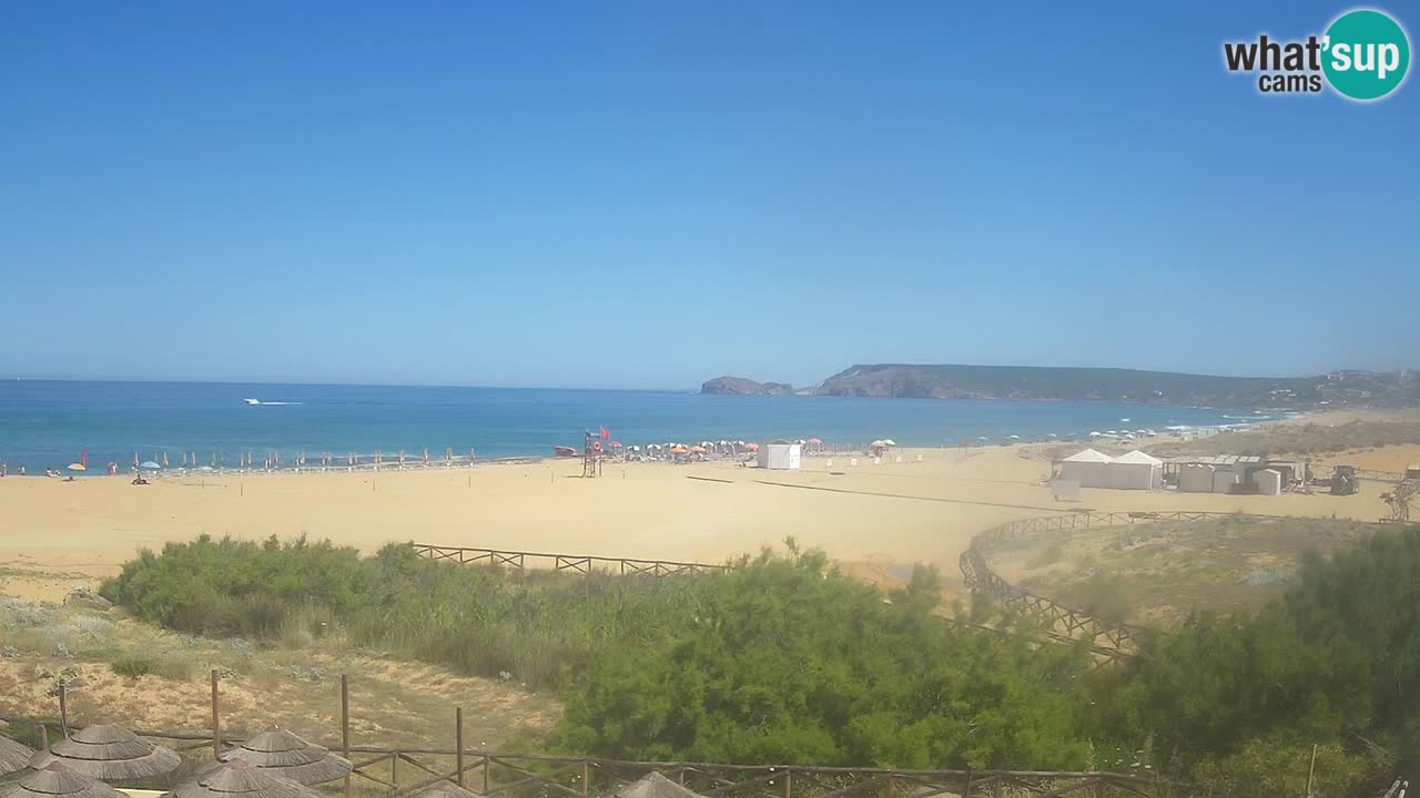 Webcam Torre dei Corsari – Vue en direct sur la plage depuis Punta Usai