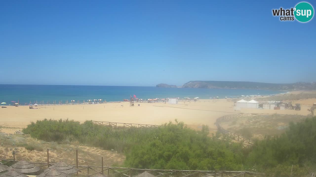Webcam Torre dei Corsari – Live Beach View from Punta Usai