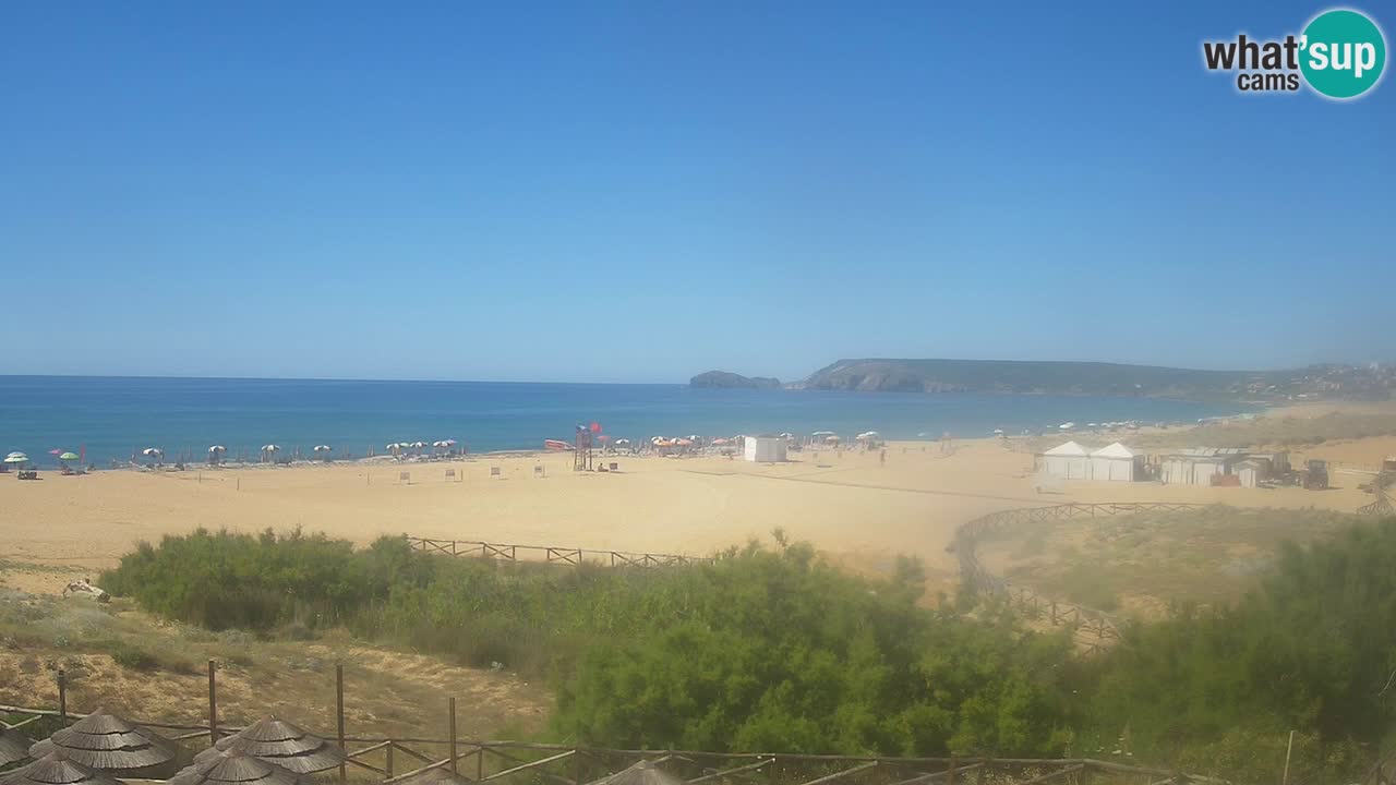 Webcam Torre dei Corsari – Vue en direct sur la plage depuis Punta Usai