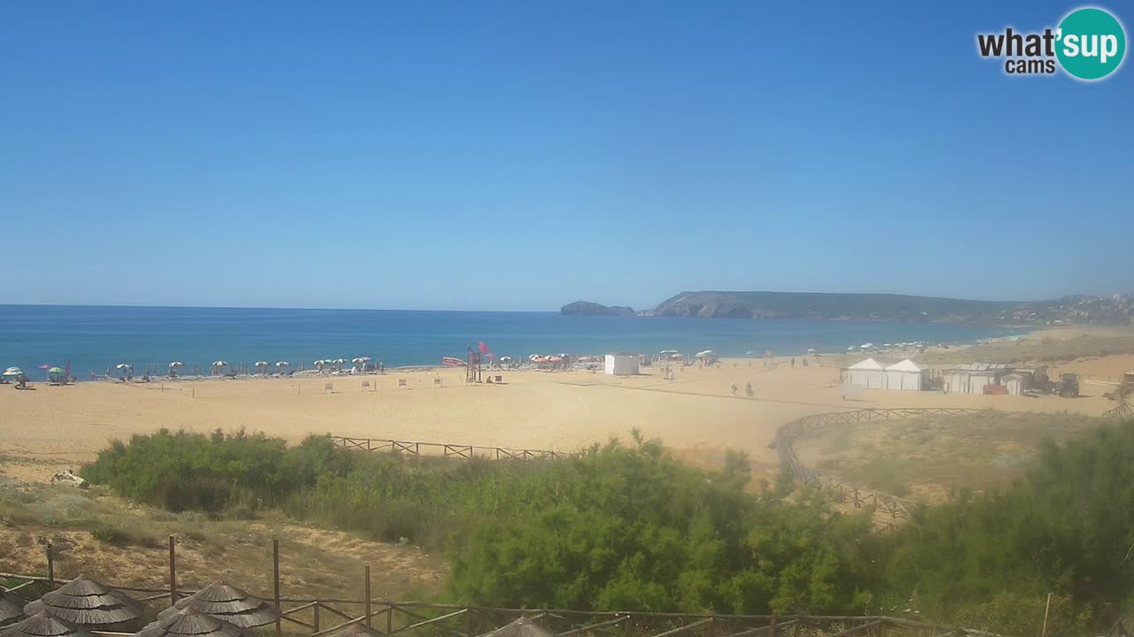 Webcam Torre dei Corsari – Liveblick auf den Strand von Punta Usai