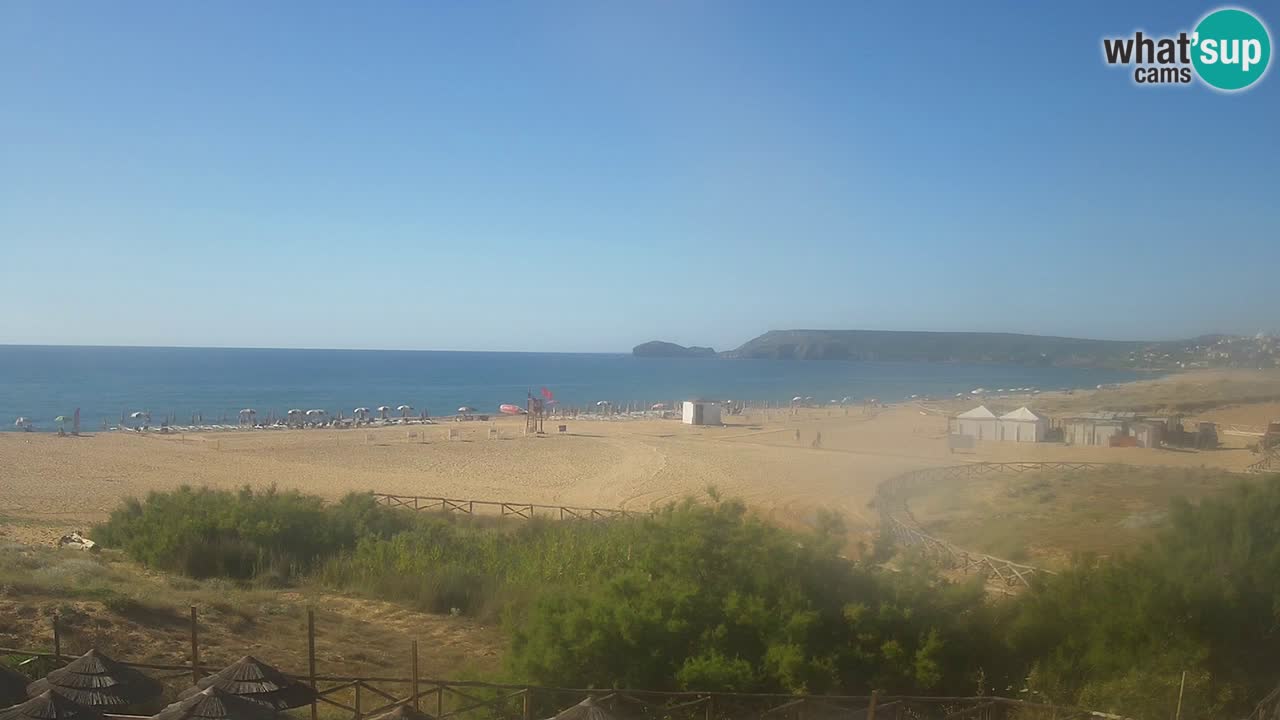 Webcam Torre dei Corsari – Vista live sulla spiaggia da Punta Usai