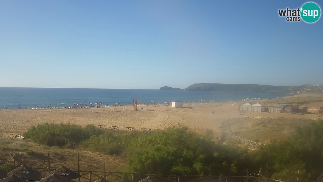 Cámara web Torre dei Corsari – Vista en directo de la playa desde Punta Usai