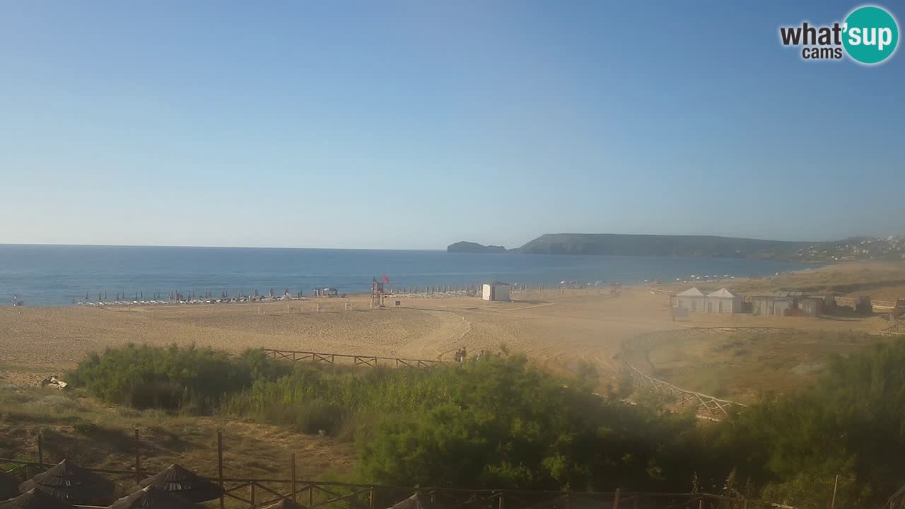 Web kamera Torre dei Corsari – Pogled uživo na plažu s Punta Usai