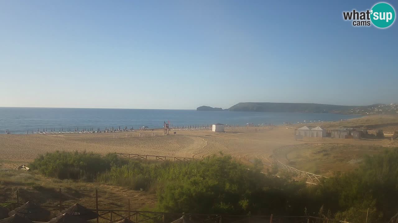 Webcam Torre dei Corsari – Live Beach View from Punta Usai