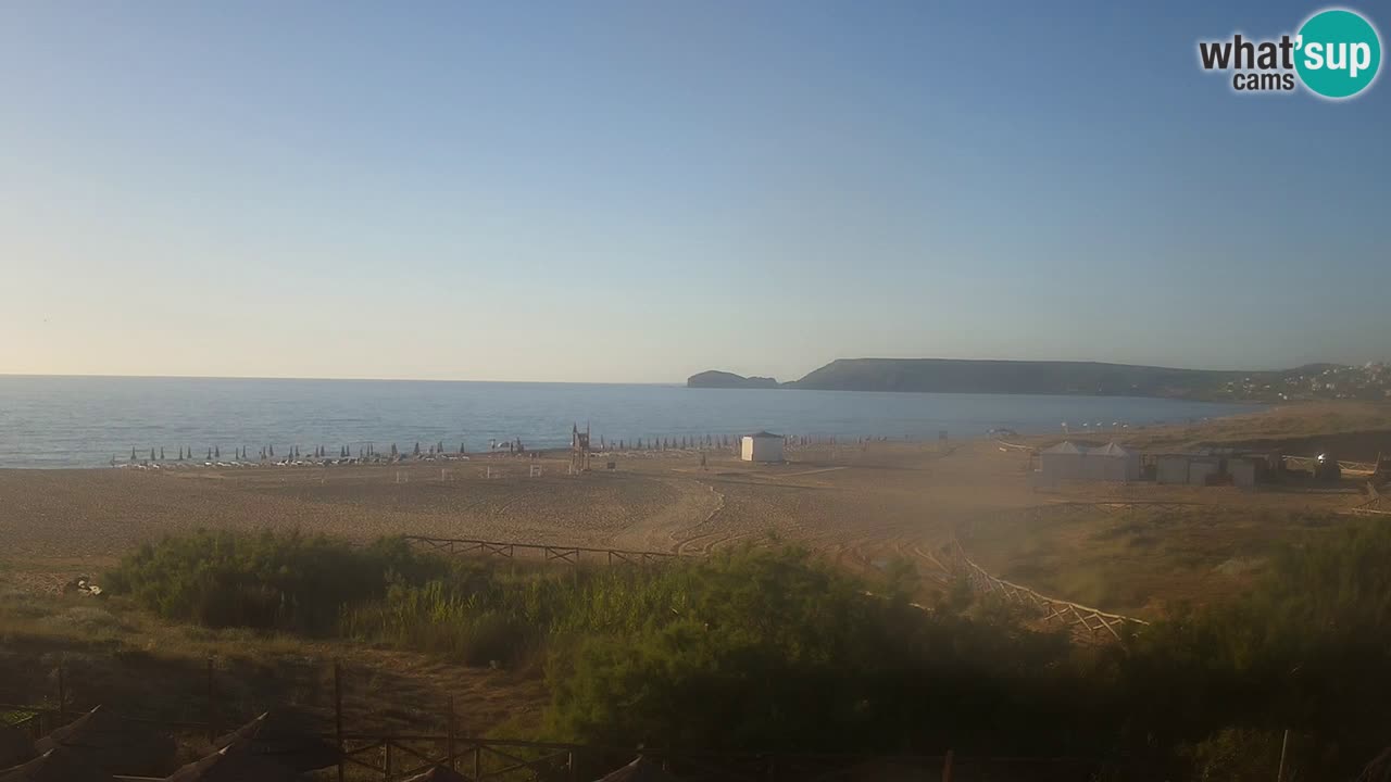 Cámara web Torre dei Corsari – Vista en directo de la playa desde Punta Usai
