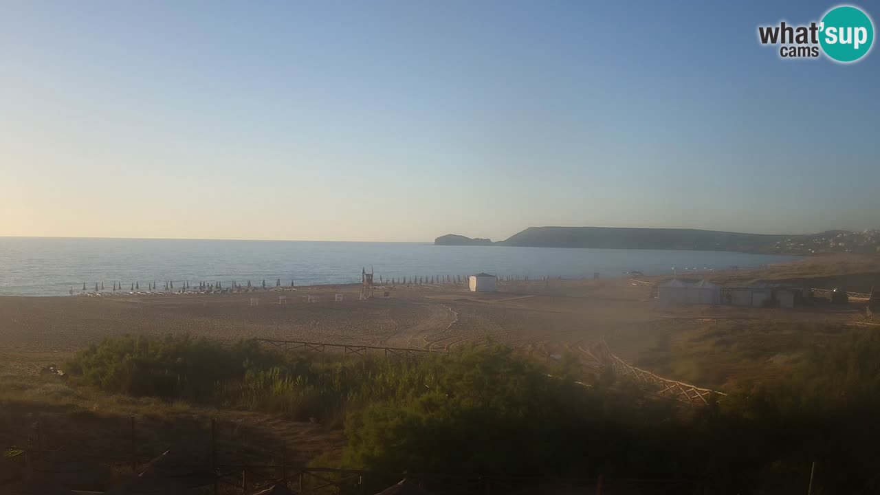 Webcam Torre dei Corsari – Vista live sulla spiaggia da Punta Usai