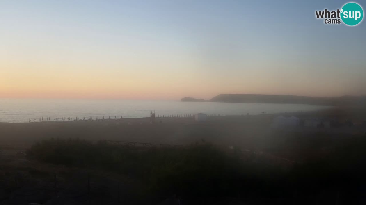 Cámara web Torre dei Corsari – Vista en directo de la playa desde Punta Usai
