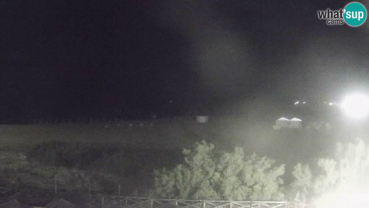 Webcam Torre dei Corsari – Vista live sulla spiaggia da Punta Usai