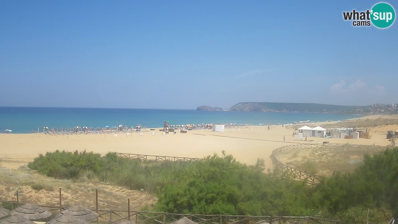 Webcam Torre dei Corsari – Vista live sulla spiaggia da Punta Usai