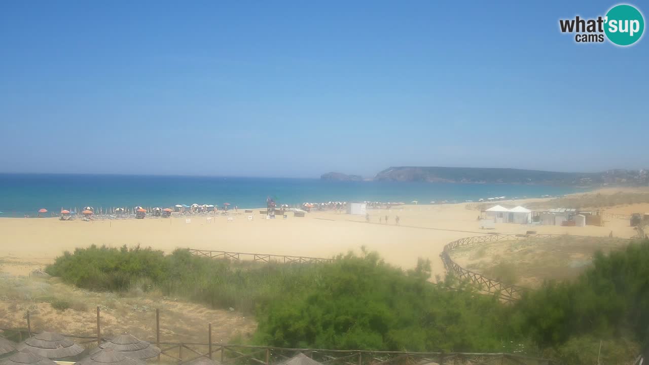 Webcam Torre dei Corsari – Vue en direct sur la plage depuis Punta Usai