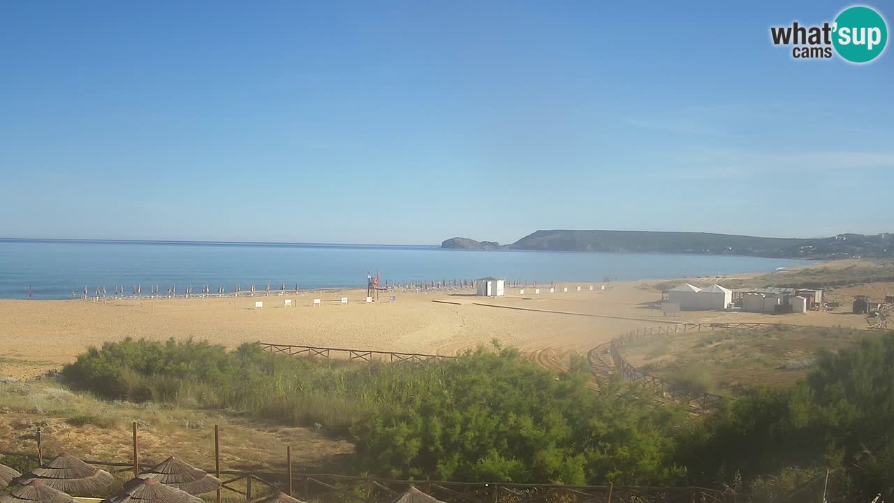 Webcam Torre dei Corsari – Liveblick auf den Strand von Punta Usai