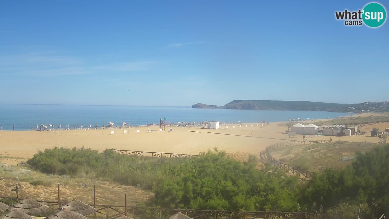 Webcam Torre dei Corsari – Live Beach View from Punta Usai