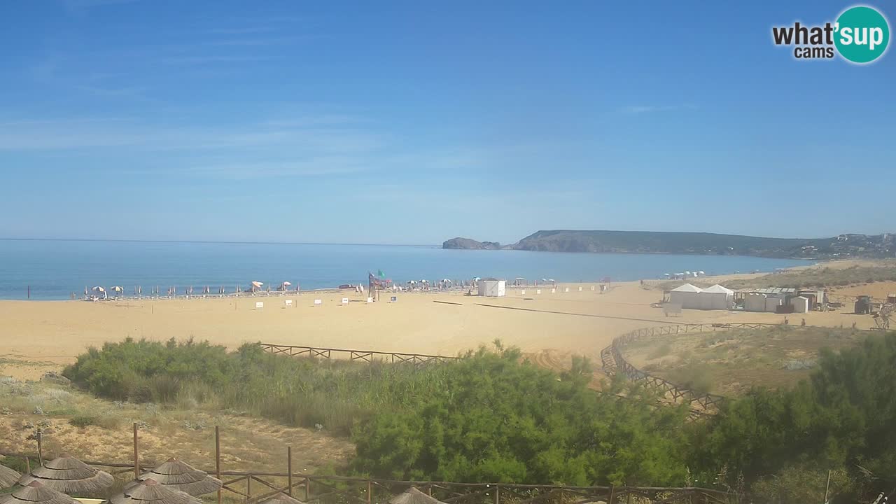 Webcam Torre dei Corsari – Liveblick auf den Strand von Punta Usai