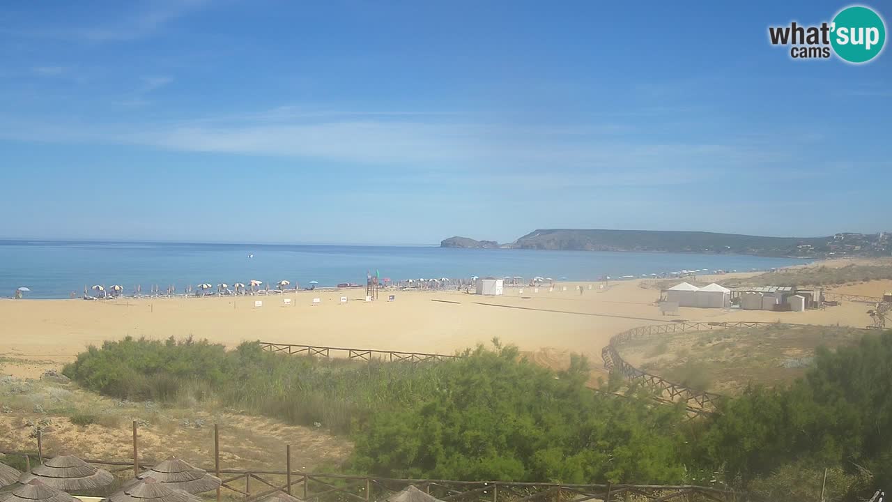 Webcam Torre dei Corsari – Liveblick auf den Strand von Punta Usai