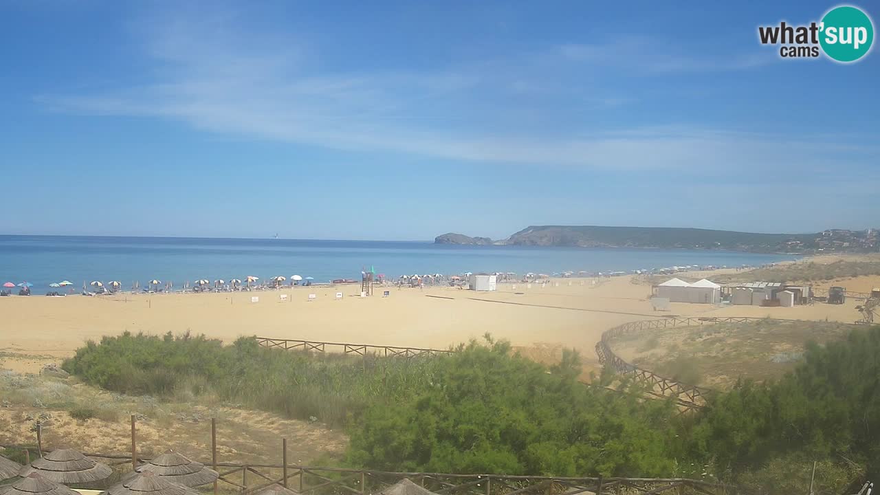 Webcam Torre dei Corsari – Vista live sulla spiaggia da Punta Usai