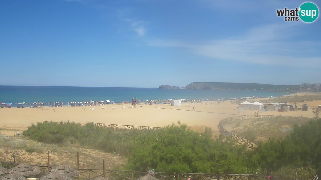Webcam Torre dei Corsari – Live Beach View from Punta Usai