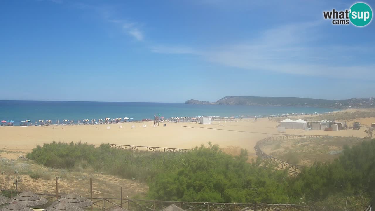 Webcam Torre dei Corsari – Live Beach View from Punta Usai