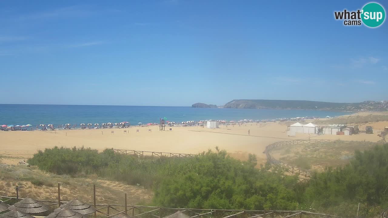 Webcam Torre dei Corsari – Vue en direct sur la plage depuis Punta Usai