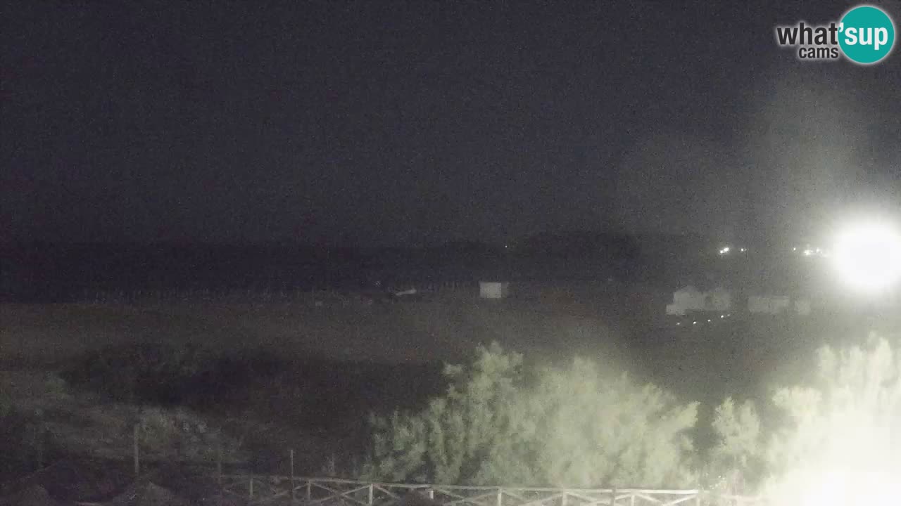 Cámara web Torre dei Corsari – Vista en directo de la playa desde Punta Usai