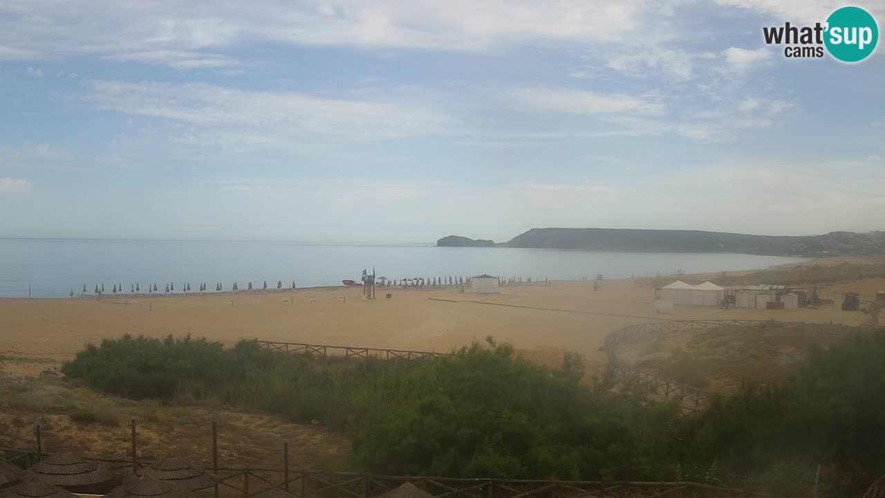 Webcam Torre dei Corsari – Vista live sulla spiaggia da Punta Usai