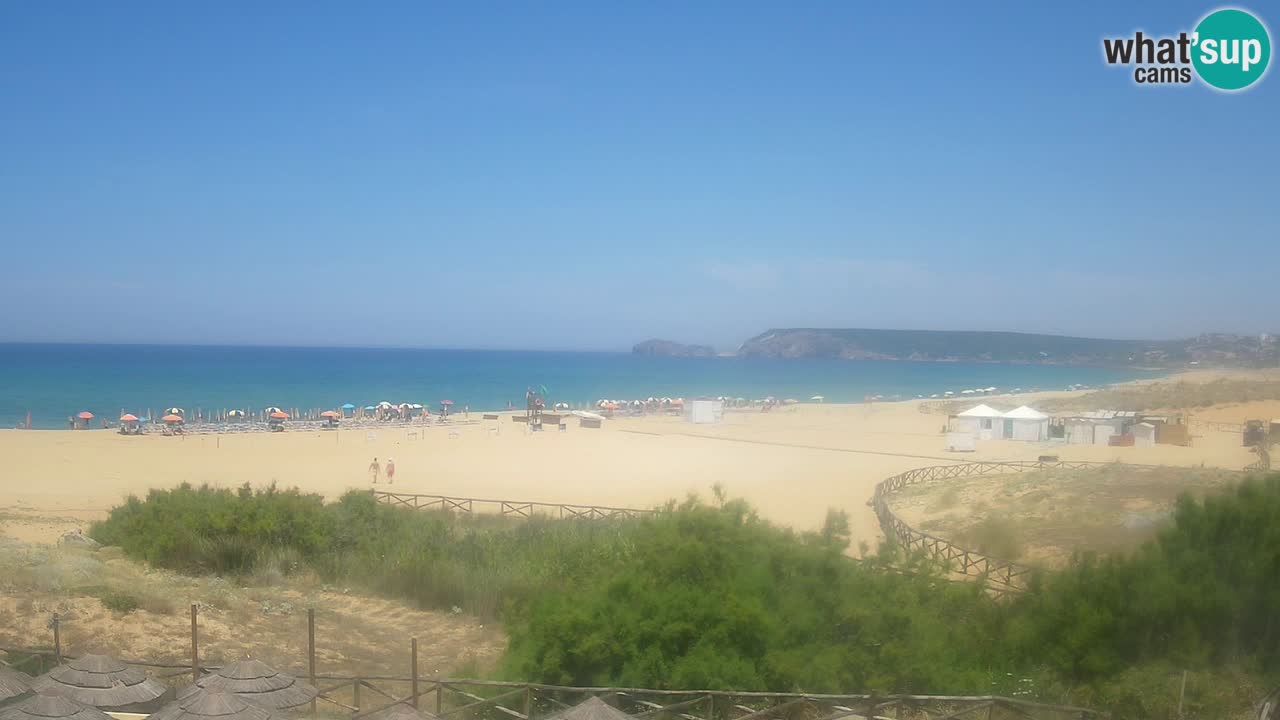 Webcam Torre dei Corsari – Vue en direct sur la plage depuis Punta Usai
