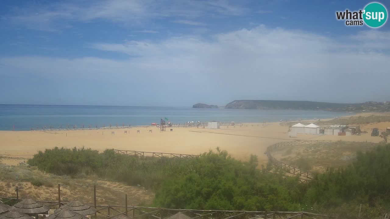 Webcam Torre dei Corsari – Liveblick auf den Strand von Punta Usai